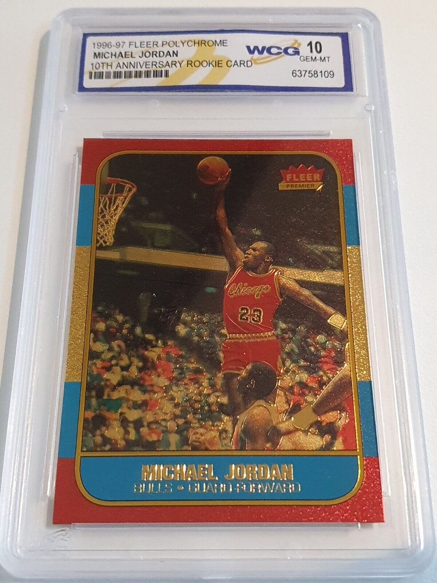 michael jordan 10th anniversary rookie card