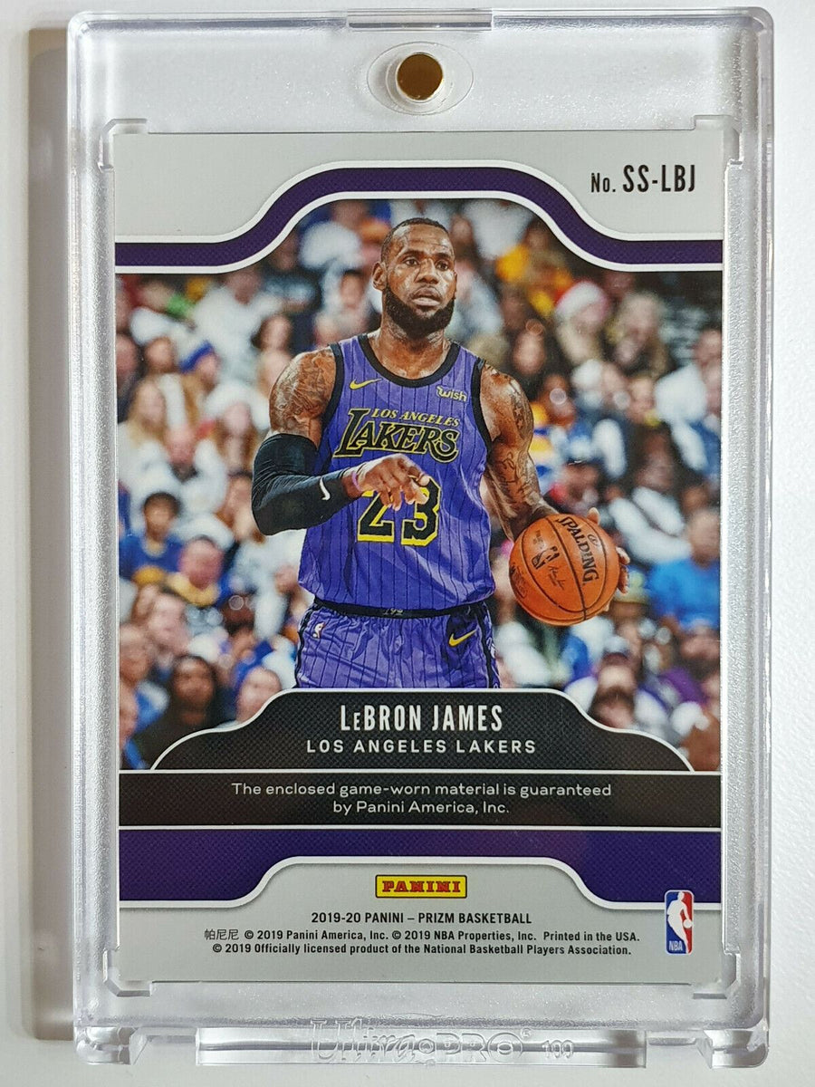 2019 Prizm Lebron James Patch #SS-LBJ Game Worn Jersey - Ready for