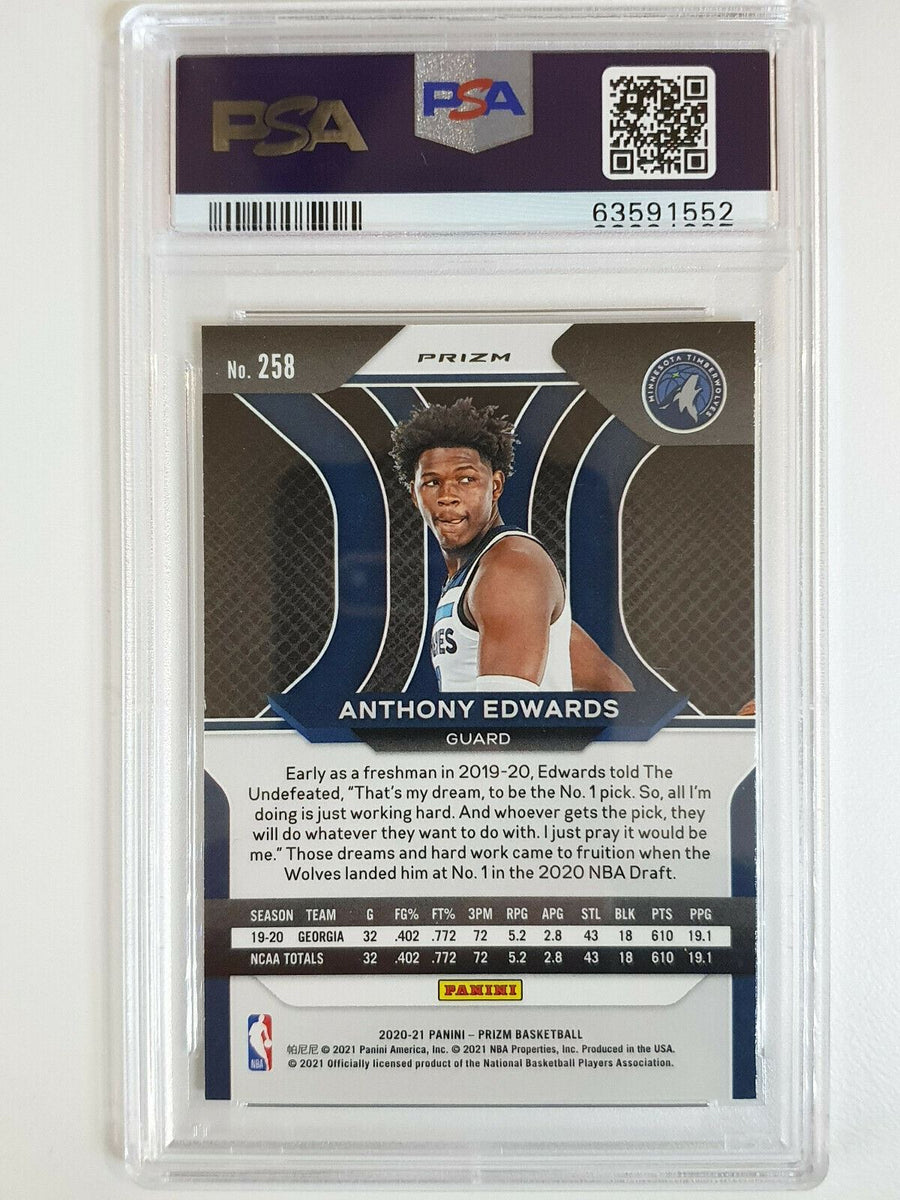 Anthony Edwards Silver prizm hotsell #258 listing A