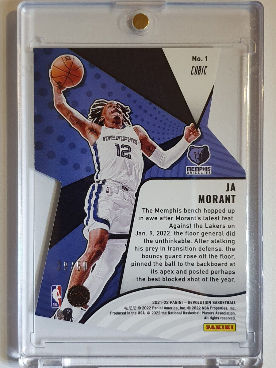 2021 Revolution Ja Morant #1 CUBIC /50 Die Cut LIFTOFF - Ready to