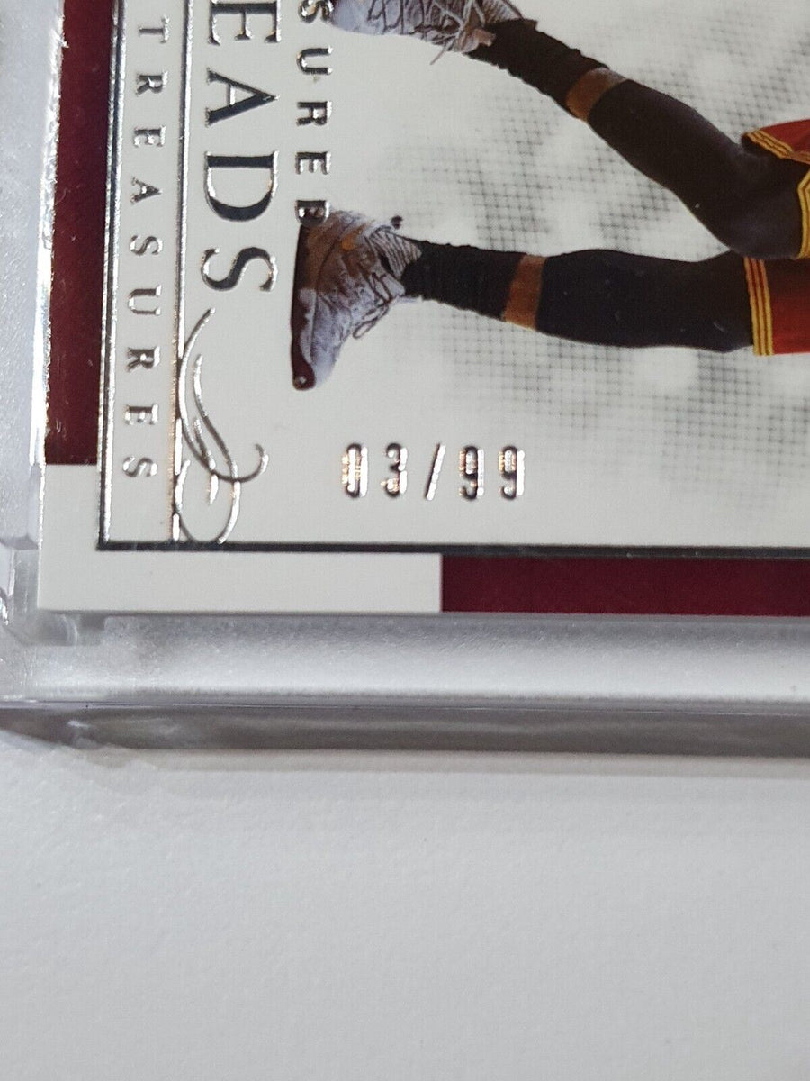 2021 Panini National Treasures Lebron James #PATCH /99 Game Worn Jerse –  Perfect Edges Cards