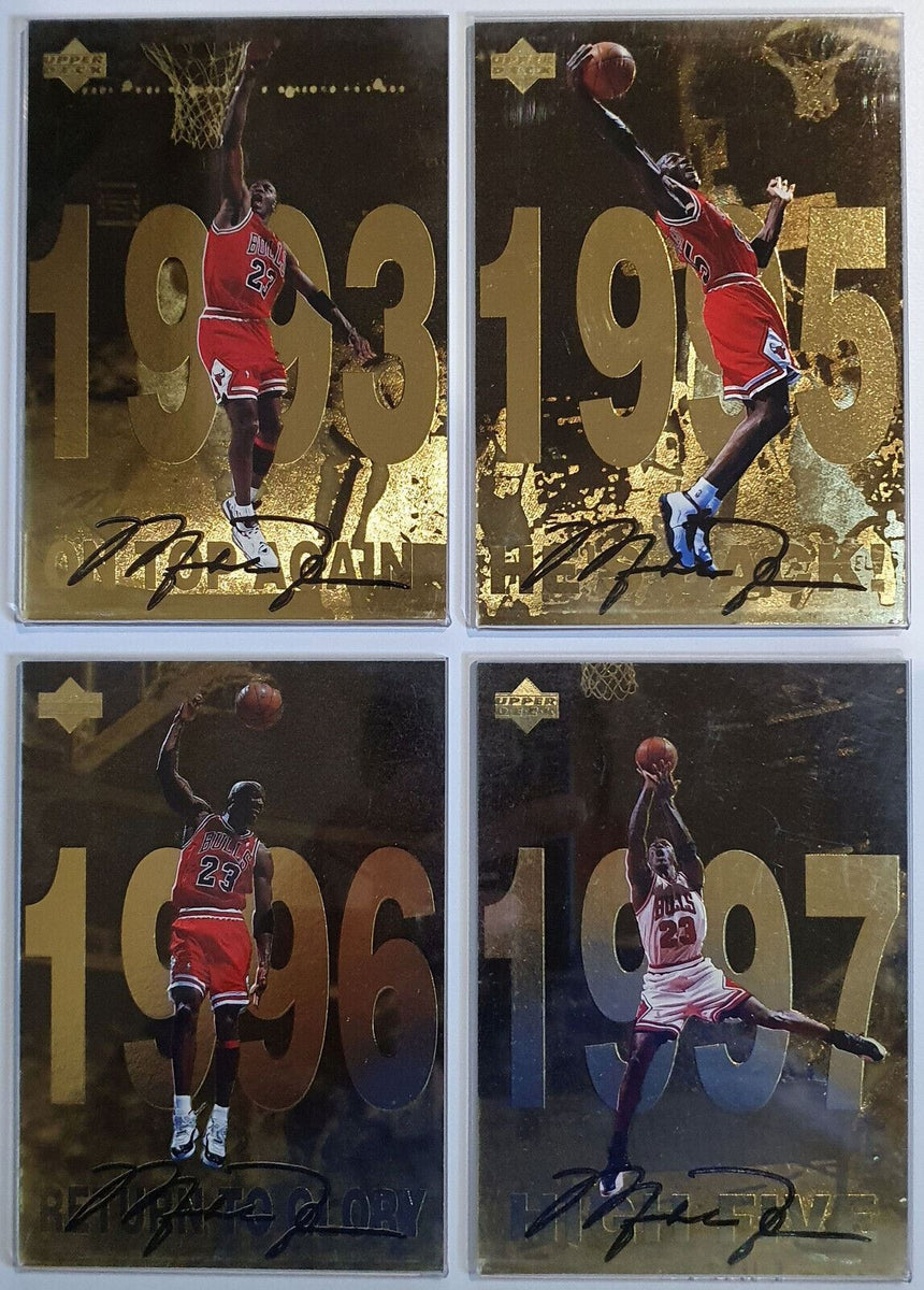 1998 Upper Deck Michael Jordan GOLD #JUMBO Complete Set of 12