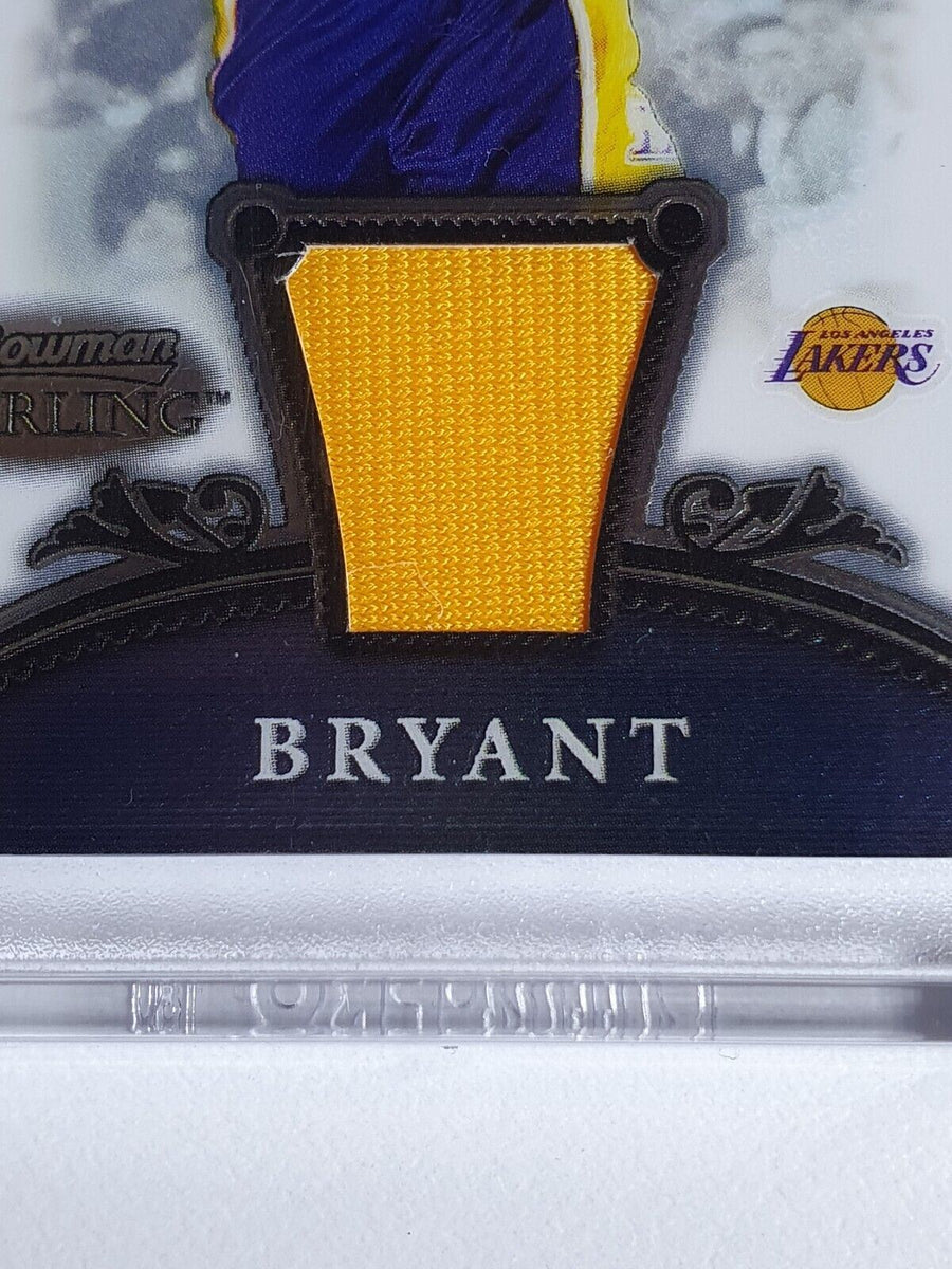 2006-07 Bowman Sterling #10 Kobe Bryant Event Worn Lakers Jersey Basketball  Card at 's Sports Collectibles Store