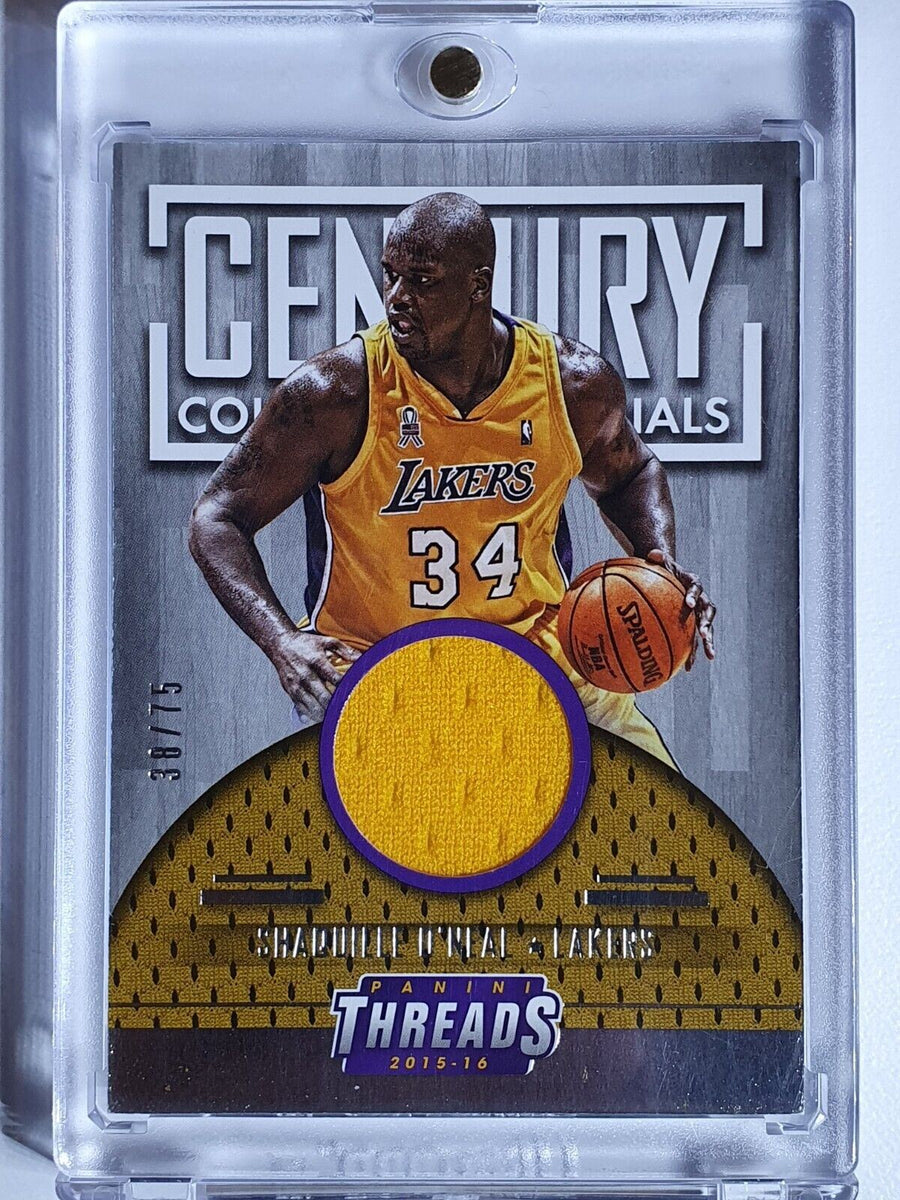 KOBE BRYANT PANINI THREADS JERSEY/PATCH 8/199! HIS JERSEY NUMBER 8