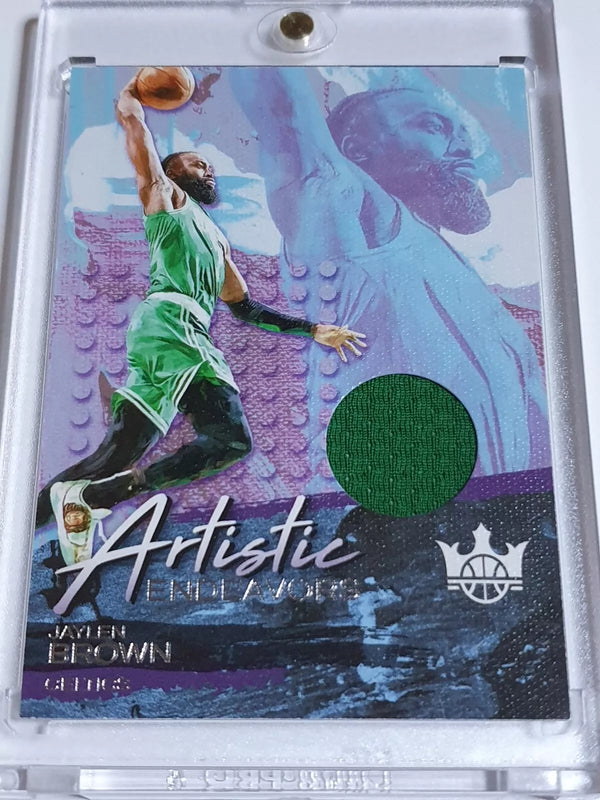 2023 Panini Court Kings Jaylen Brown #PATCH Game Worn Jersey - Rare
