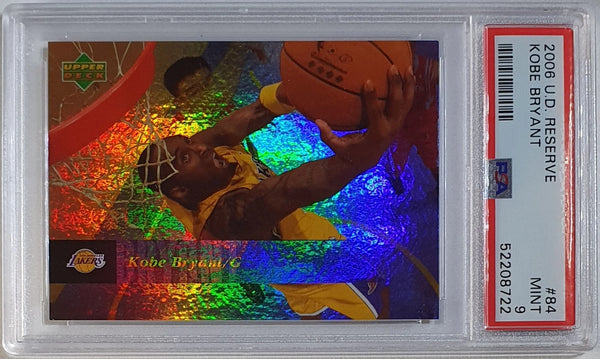 2006 Upper Deck Reserve Kobe Bryant #84 Holo - PSA 9 (Low POP)