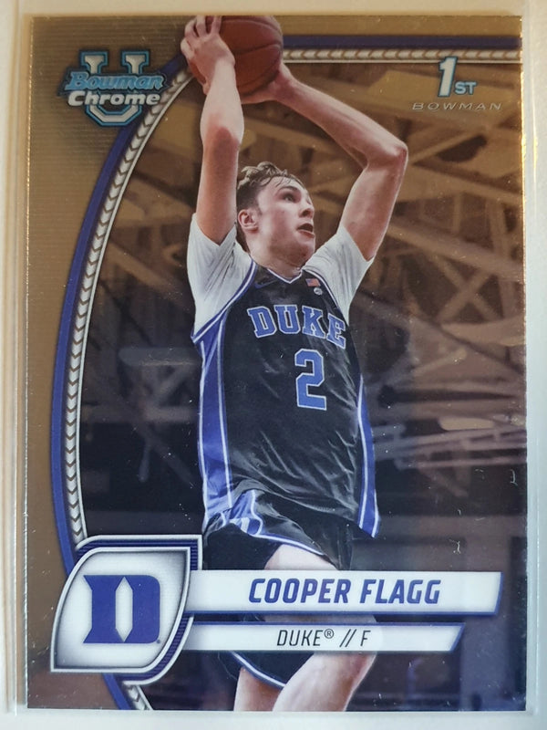 2024 Bowman Chrome University Cooper Flagg Rookie #16 1st Bowman RC - Rare