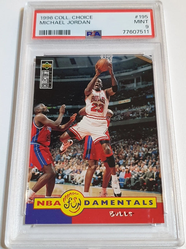 1996 Upper Deck Collector's Choice Michael Jordan #195 - PSA 9 (Low POP)