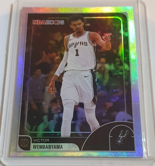 2025 Topps NBA Hoops Victor Wembanyama #30 RAINBOW Foil - Ready to Grade