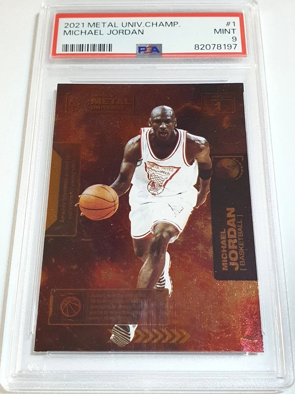 2021 Skybox Metal Universe Champions Michael Jordan #1 - PSA 9 (Low POP)