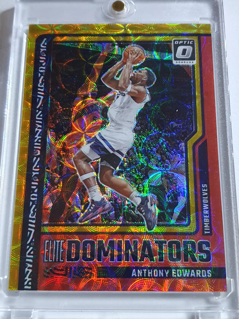 Anthony high quality Edwards Timberwolves Optic The Rookies Red /99 ready to grade