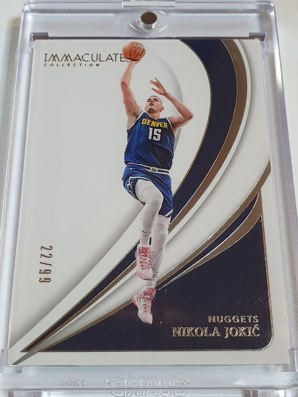 2023 Panini Immaculate Nikola Jokic #7 SILVER /99 Foil Edition - Ready to Grade