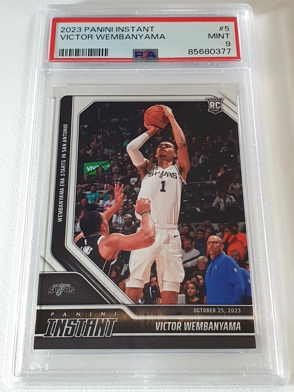 2023 Panini Instant Victor Wembanyama Rookie #5 /44142 RC - PSA 9 (LOW POP)