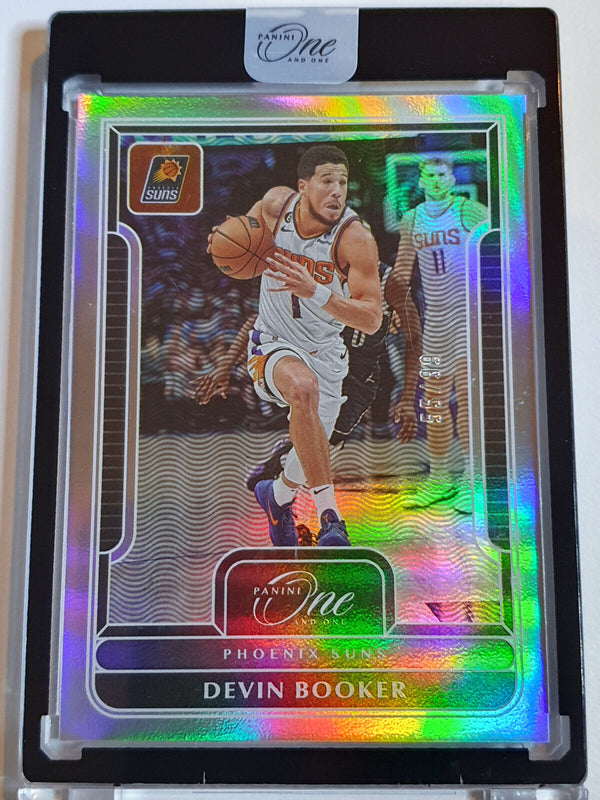 2022 One and One Devin Booker #71 HOLO /99 - Panini Factory Sealed