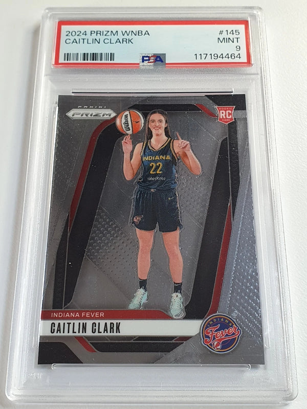 2024 Panini Prizm WNBA Caitlin Clark Rookie #145 RC - PSA 9