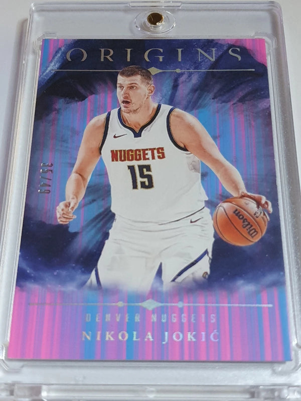 2024 Panini Origins Nikola Jokic #66 NEON STRIPES /49 Edition - Ready to Grade