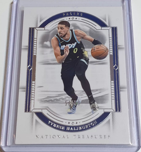 2023 Panini National Treasures Tyrese Haliburton #48 SILVER /99 - Ready to Grade