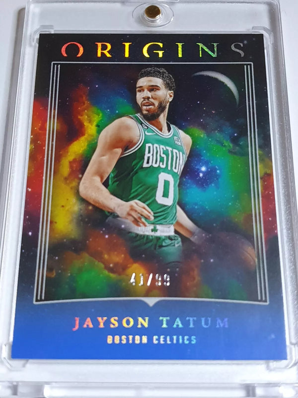 2023 Panini Origins Jayson Tatum #10 BLUE /99 Edition - Ready to Grade