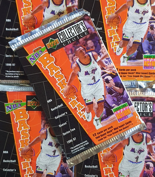 1996-97 Upper Deck Collector's Choice Basketball Series 2 Pack - Pull Kobe RC?