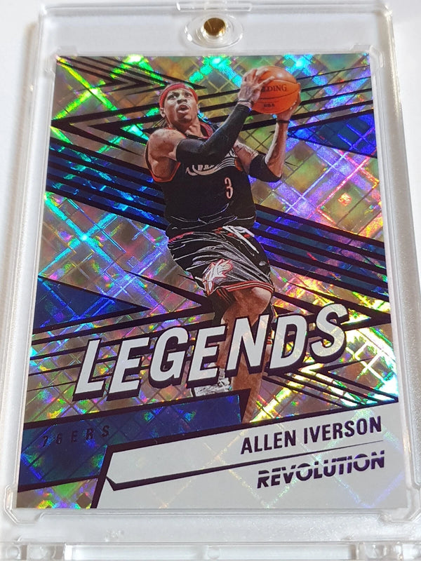 2024 Panini Revolution Allen Iverson #163 COSMIC /99 Holo Legends - Rare