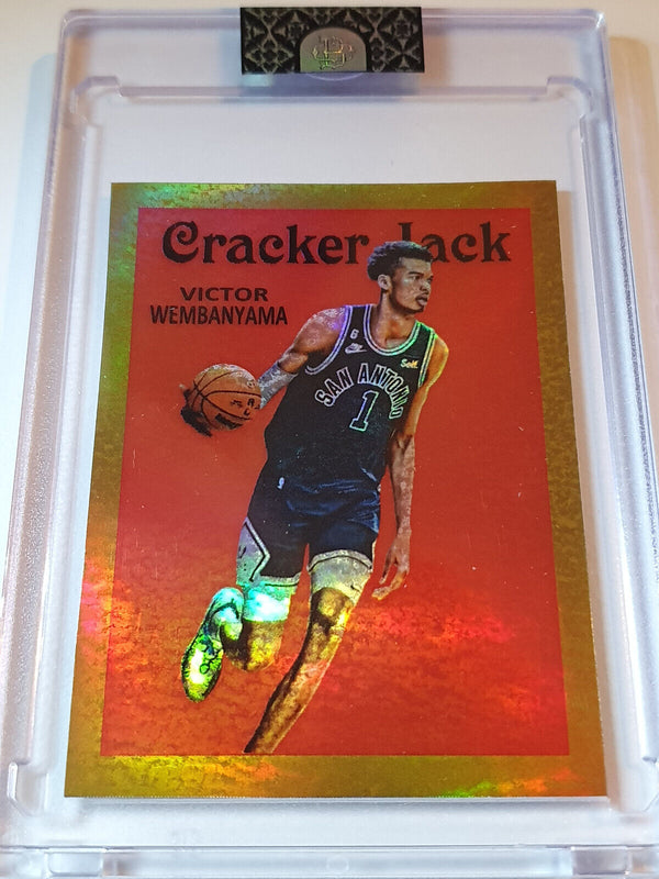 2023 Cracker Jack Victor Wembanyama Rookie #1 GOLD /25 Edition - Ready to Grade