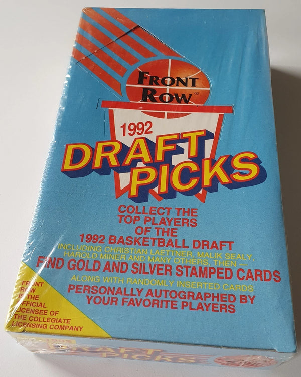 1992 Front Row Draft Picks Basketball Box - Factory Sealed