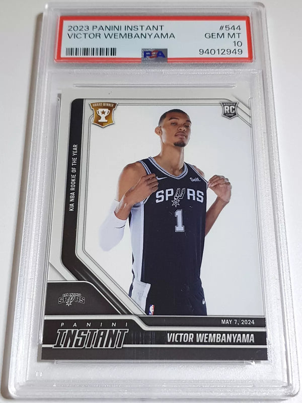 2023 Panini Instant Victor Wembanyama Rookie #544 /11420 RC - PSA 10 (Low POP)