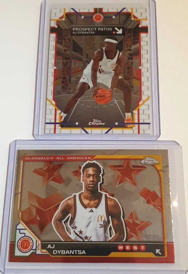 2025 Topps Chrome McDonald's AJ Dybantsa Rookie #PP-7 #45 RC - Ready to Grade