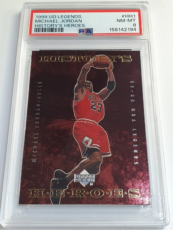 1999 Upper Deck Legends Michael Jordan #HH1 History's Heroes - PSA 8 (POP 28)