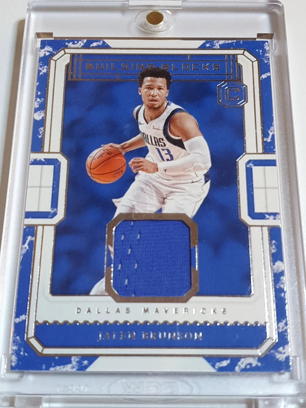 2018 Panini Cornerstones Jalen Brunson Rookie #PATCH Game Worn Jersey RC