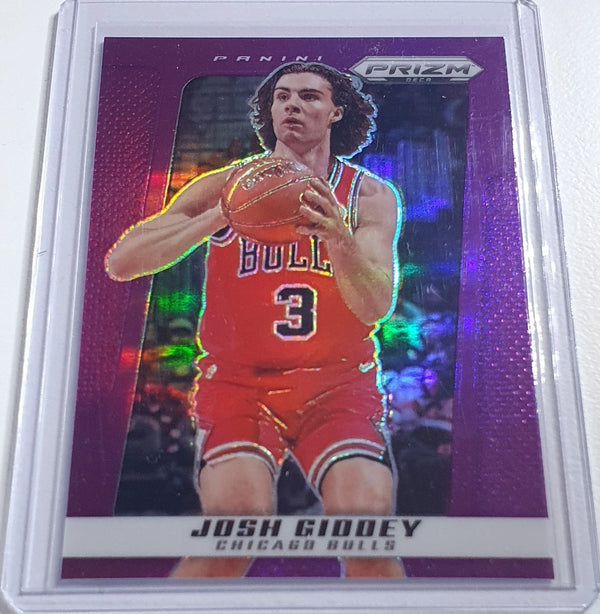 2024 Panini Prizm Deca Josh Giddey #123 PURPLE 99 Holo (Bulls) - Rare