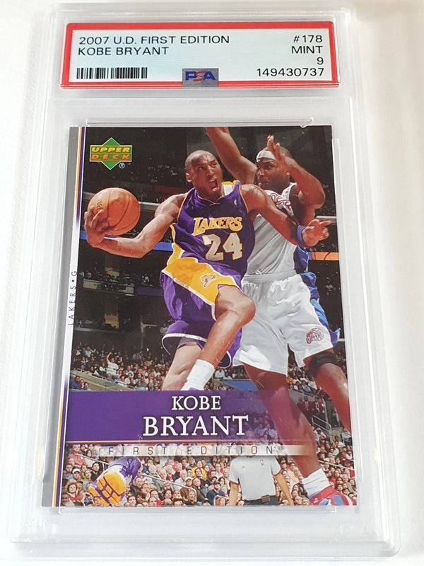 2007 Upper Deck First Edition Kobe Bryant #178 - PSA 9 (POP 38)