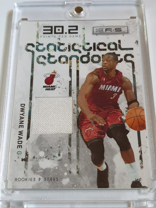 2009 Panini Rookies & Stars Dwyane Wade #PATCH /299 Game Worn Jersey - Rare