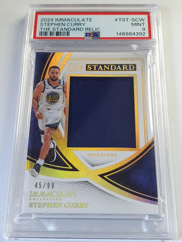 2024 Panini Immaculate Stephen Curry #PATCH /99 Jumbo Jersey - PSA 9 (POP 1)