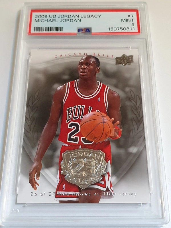 2009 Upper Deck Jordan Legacy Michael Jordan #7 SILVER - PSA 9 (POP 33)