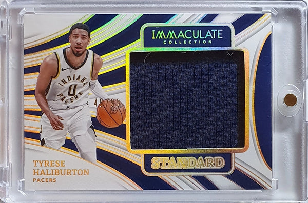2023 Panini Immaculate Tyrese Haliburton #PATCH /99 Game Worn Jumbo Jersey