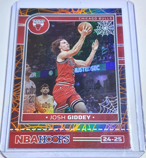 2024 Panini Haunted Hoops Josh Giddey #118 HOLO WEBS (Bulls) - Ready to Grade
