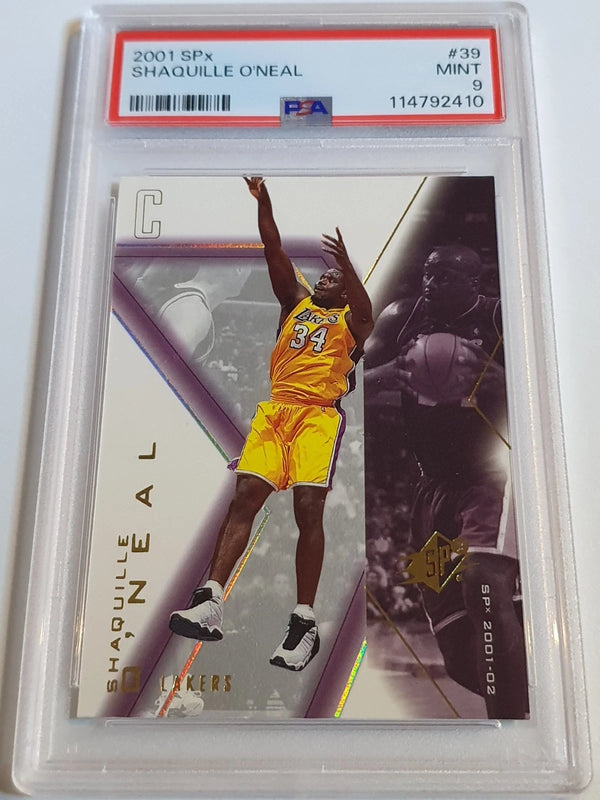 2001 Upper Deck SPx Shaquille O'Neal #39 - PSA 9 (POP 8)