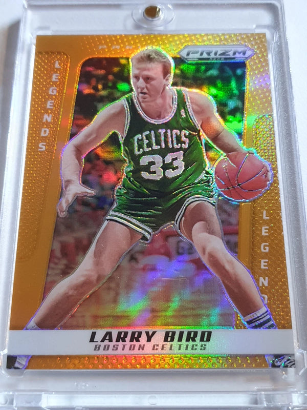 2024 Panini Prizm Deca Larry Bird #203 ORANGE /49 Holo - Ready to Grade