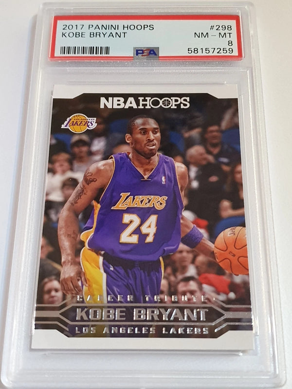 2017 Panini NBA Hoops Kobe Bryant #298 - PSA 8 (POP 28)