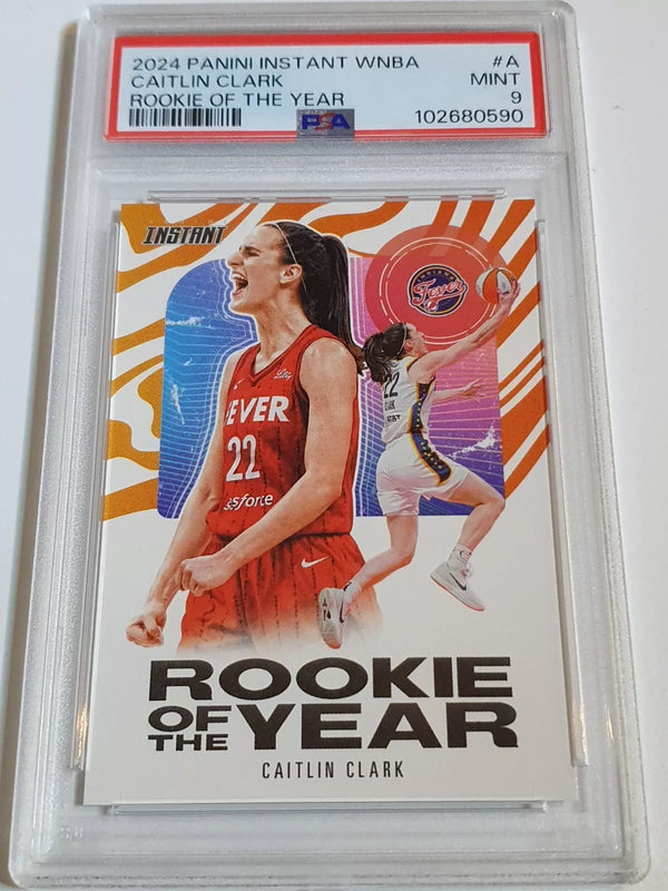 2024 Panini Instant WNBA Caitlin Clark Rookie Collection #A /115750 RC - PSA 9