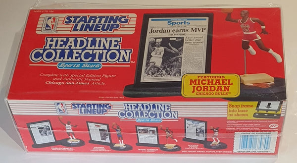 1992 Kenner Starting Lineup Michael Jordan Figurine - Figure & Frame