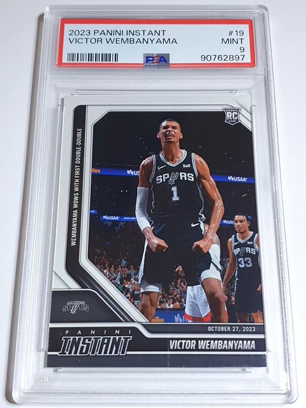 2023 Panini Instant Victor Wembanyama #19 Rookie /18095 RC - PSA 9 (Low POP)