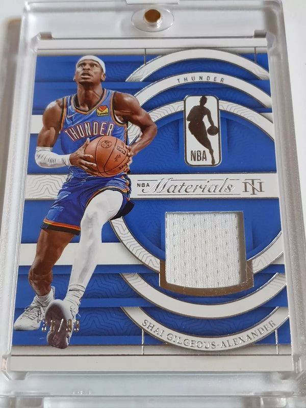 2023 National Treasures Shai Gilgeous-Alexander #PATCH /99 Game Worn Jersey