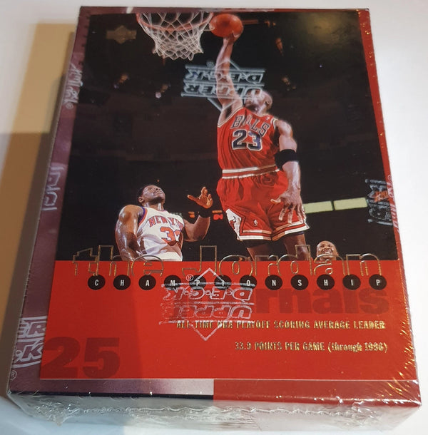 1997 Upper Deck Michael Jordan Championship Journals (24 + 1 Cards) - Sealed