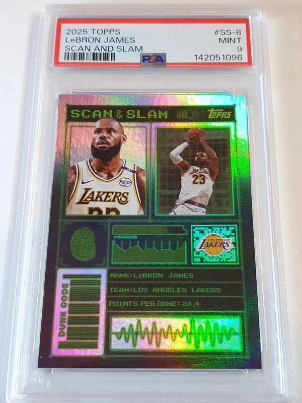 2025 Topps Basketball LeBron James #SS-8 Scan and Slam - PSA 9 (POP 17)