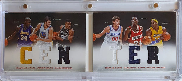 2012 Preferred Booklet /199 Six Jersey Patches Shaquille Robinson Olajuwon