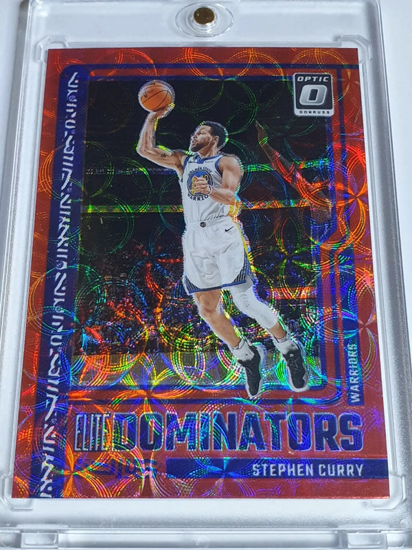 2023 Panini Donruss Optic Stephen Curry #13 RED SCOPE Holo - Rare