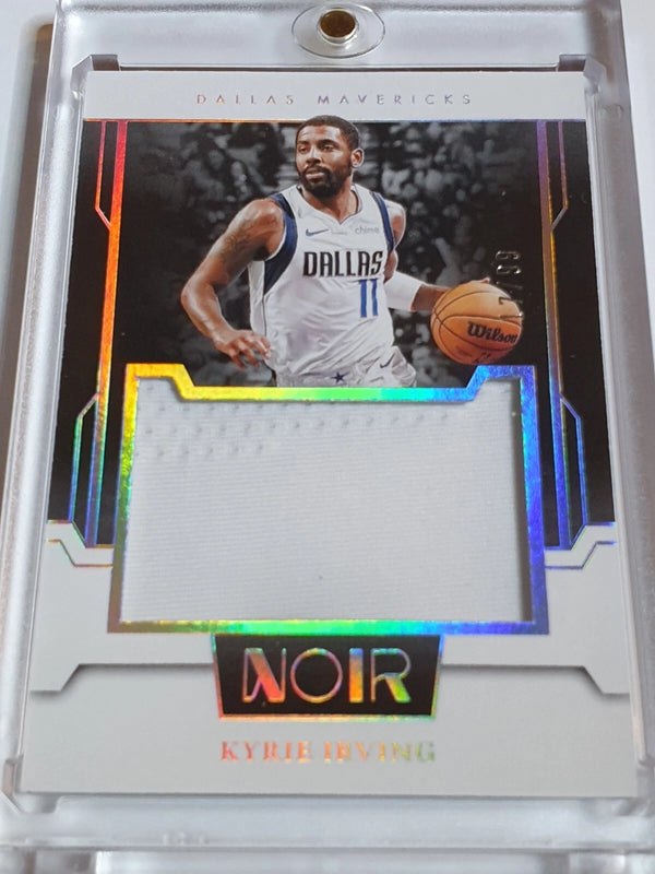 2023 Panini Noir Kyrie Irving #PATCH /99 Game Worn Jumbo Jersey - Rare