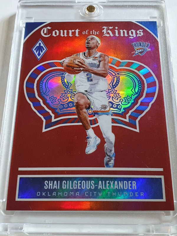 2023 Panini Phoenix Shai Gilgeous-Alexander #12 RED /125 Holo - Ready to Grade